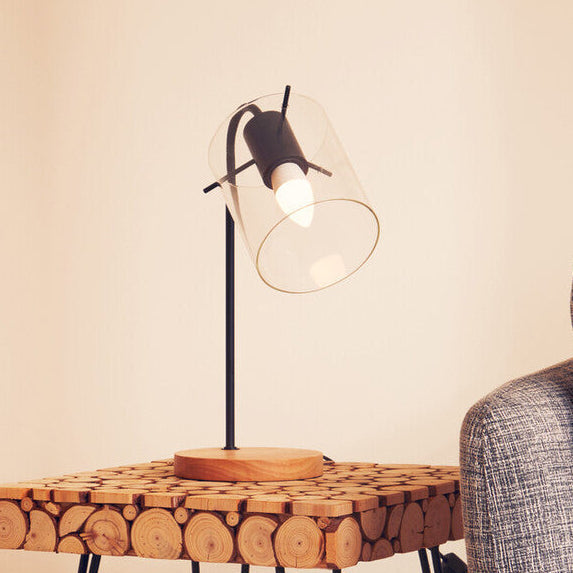 Matte Black Curved Table Lamp | Stockholm