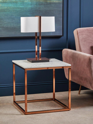 Lilian Copper Finish Table Lamp