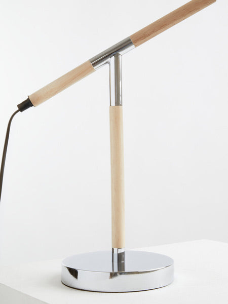Adjustable Desk Lamp in Chrome Finish | Stockholm