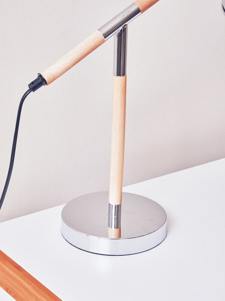 Adjustable Desk Lamp in Chrome Finish | Stockholm