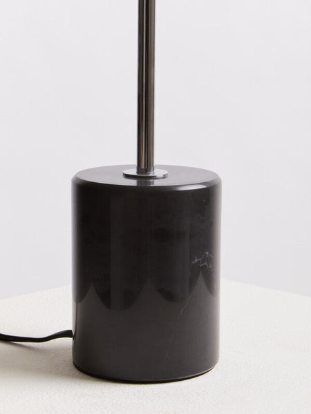Small Silver Finish Metal Table Lamp | Revive