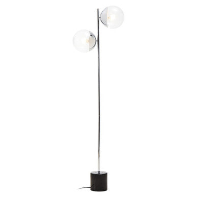 Silver Finish Metal Floor Lamp | Revive