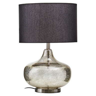 Luz Table Lamp With Black Linen Shade
