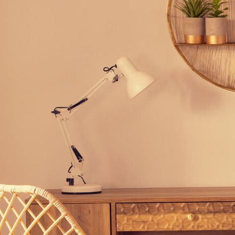 Studio Matte White Metal Lamp | Payton
