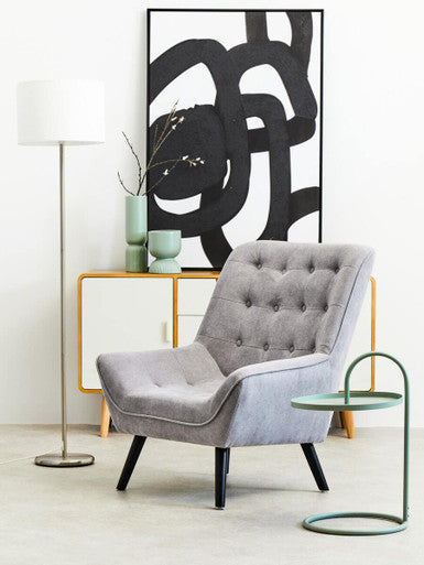 Forma Cream Waffle Effect Shade Floor Lamp