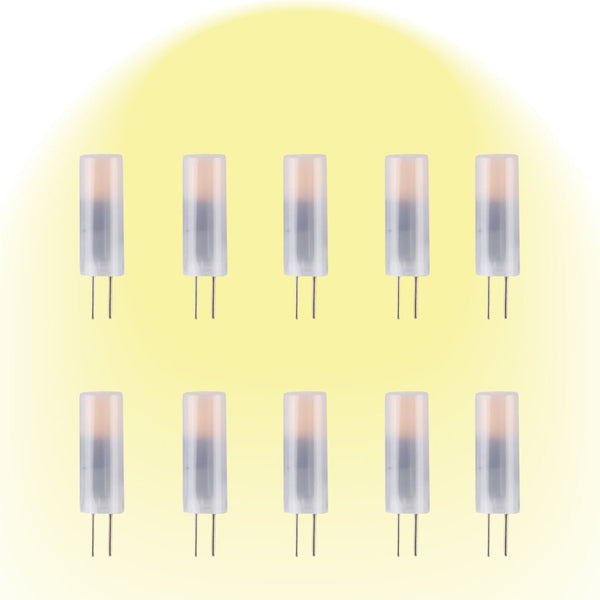 LED Capsule Bulb G4 Snap Fix 1.5W 140lm Pack of 10 230Vac