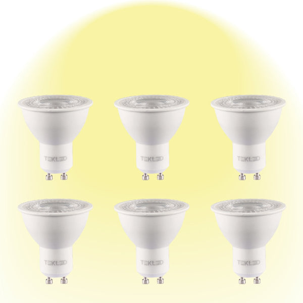 Lepus LED Spot Bulb PAR16 Dimmable GU10 7W Pack of 6