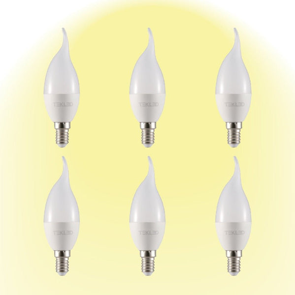 Pisces LED Candle Bulb C37 Tail E14 Small Edison Screw 6W