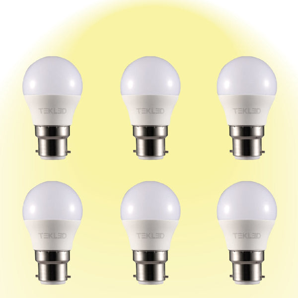 Ursa LED Golf Ball G45 B22 Bayonet Cap 5W Pack of 6