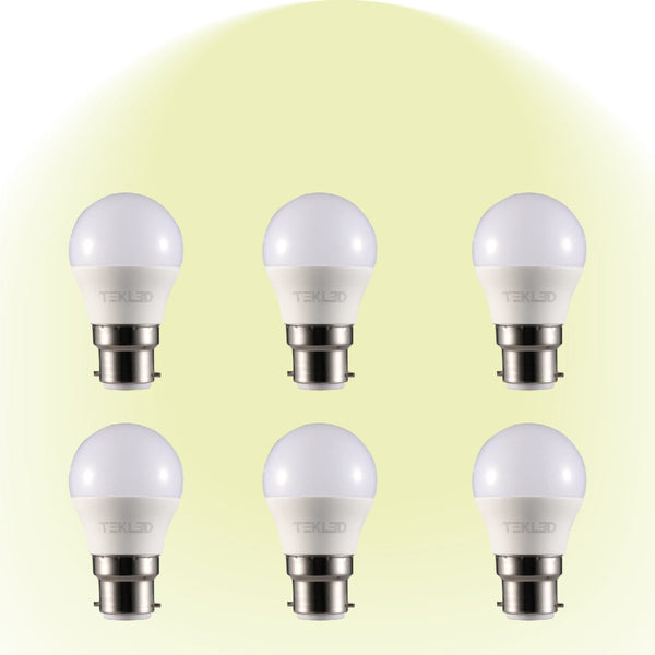Ursa LED Golf Ball G45 B22 Bayonet Cap 5W Pack of 6