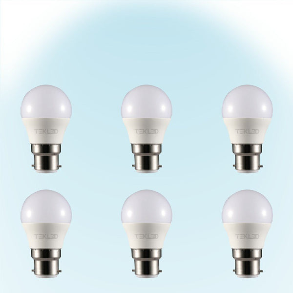 Ursa LED Golf Ball G45 B22 Bayonet Cap 5W Pack of 6