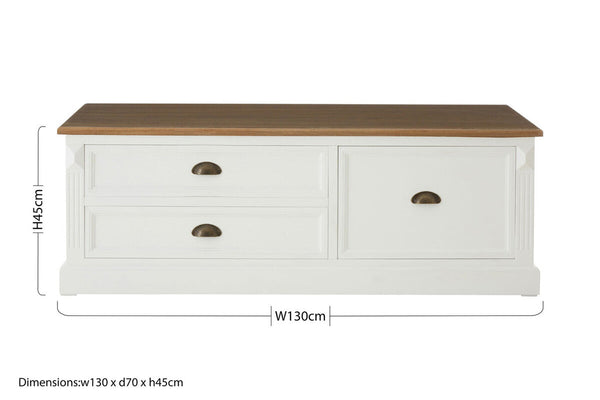 Hardwick Coffee Table with Drawers