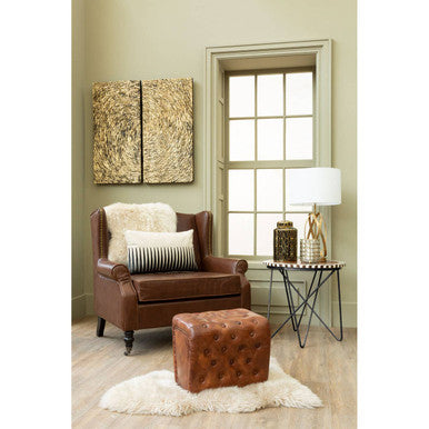 Artisan Round Acacia Wood Side Table