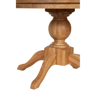 Lyon Natural Oak Wood Round Dining Table