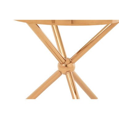 Novo Round Rose Gold Side Table