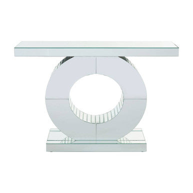 Gianara Mirrored Console Table