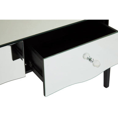 Gabriella Mirrored 3 Drawer Console Table