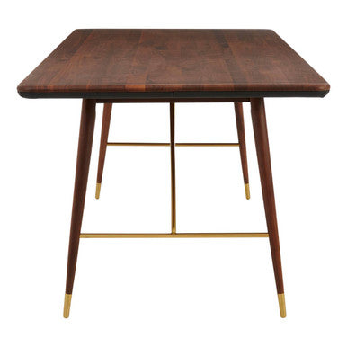 Kenso Walnut Wood Rectangular Dining Table