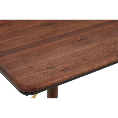Kenso Walnut Wood Rectangular Dining Table