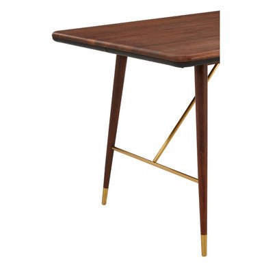 Kenso Walnut Wood Rectangular Dining Table