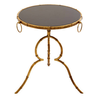 Monroe Black Tempered Glass Side Table