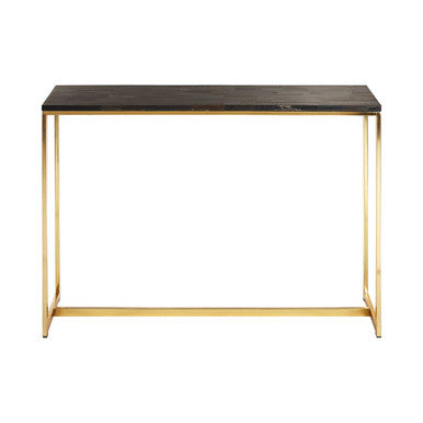 Relic Dark Petrified Wood Console Table