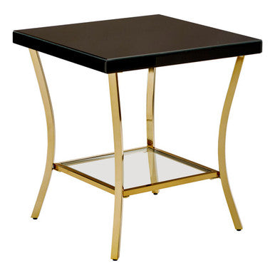 Kensington Townhouse Black Mirrored Side Table