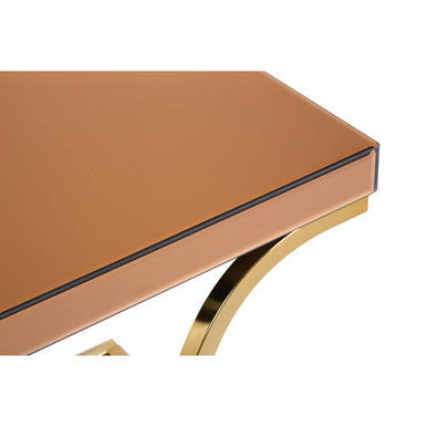 Kensington Townhouse Brown Mirrored Side Table