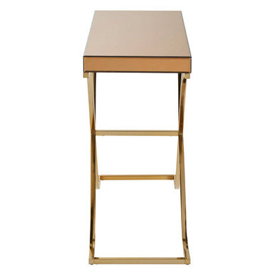 Kensington Townhouse Brown Mirrored Console Table