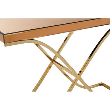 Kensington Townhouse Brown Mirrored Console Table