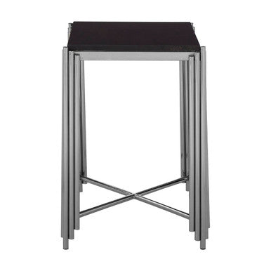 Clarice Granite Top Side Table