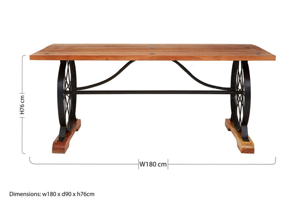 Nandri Acacia Wood Dining Table
