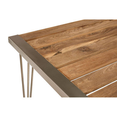 Nandri Slatted Teak Wood Dining Table