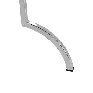 Console Table with Pastel Top and Silver Frame | Arbus
