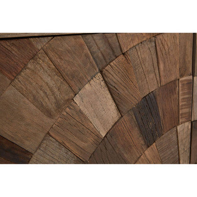 Large Recycled Elm Wood 2 Door Cabinet | Midas