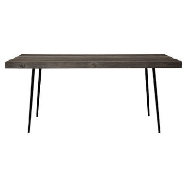 Grey Oak Wood Rectangular Dining Table | Mason