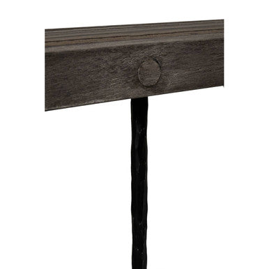Grey Oak Wood Rectangular Dining Table | Mason