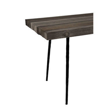 Grey Oak Wood Rectangular Dining Table | Mason