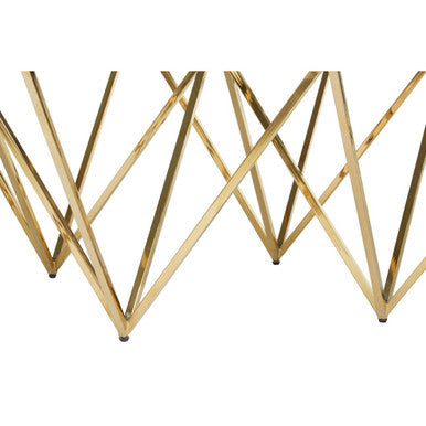 Allure Gold Prismatic Coffee Table