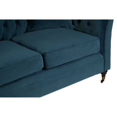 Sabrina Two Seat Midnight Velvet Sofa