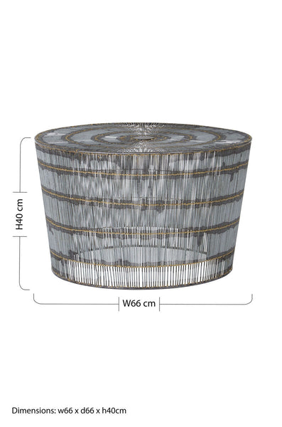 Templar Natural Wireframe Coffee Table