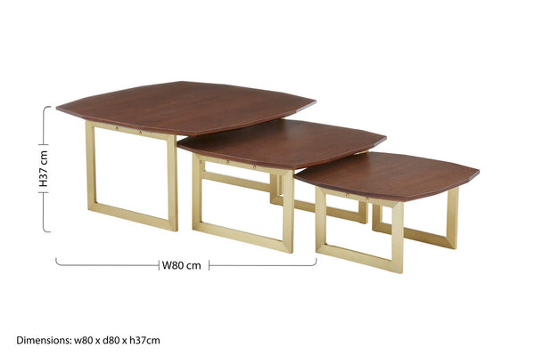 Villi Set Of Three Nesting Side Tables
