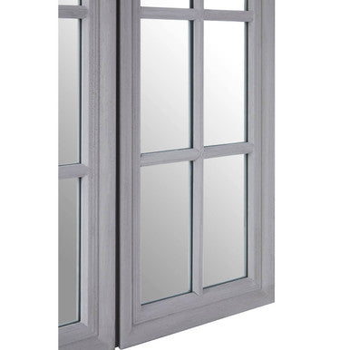 Grey Finish Dressing Table Mirror | Fret