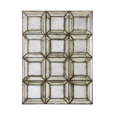 Riza Medium Multi Box Design Wall Mirror