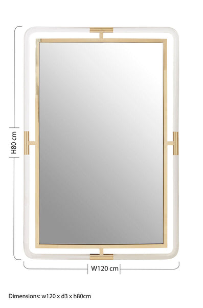 Remo Dual Lined Wall Mirror