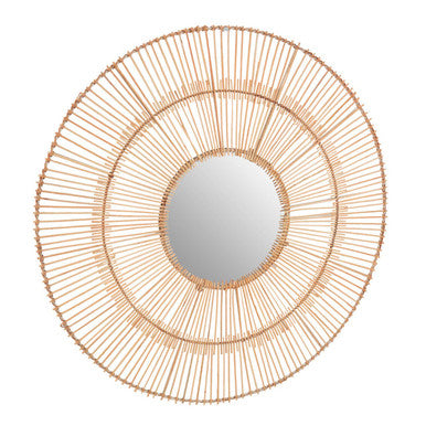 Batu Natural Rattan Wall Mirror