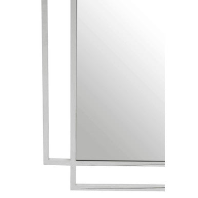 Allure Silver Finish Wall Mirror