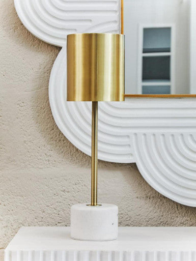 Saras White Finish Mango Wood Wall Mirror