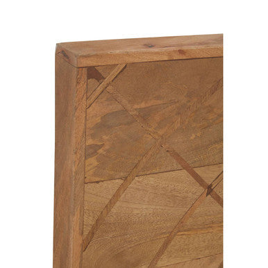 Mango Wood Square Wall Mirror | Sona