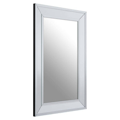 Jensen Rectangular Silver Wall Mirror